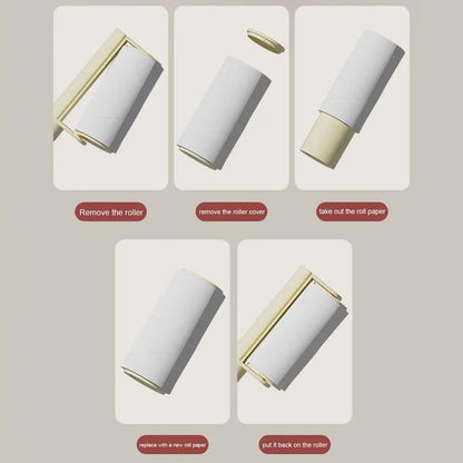 Lint Roller | Tearable Lint Remover | Sticky Lint Remover for Pet Hair Portable Hair Roller for Clothes Sofa Furniture