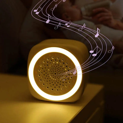 with RGB Lighting Baby White Noise Machine 26 Types Soothing Music with Timer Sleep Sound Player Night Light Auto Shutoff