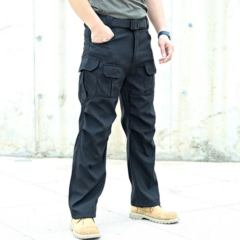 Casual Man Pants Multi-Pocket Tactical Cargo Pants Wear-resistant Combat Men's Cargo Pants Hiking Joggers Trousers
