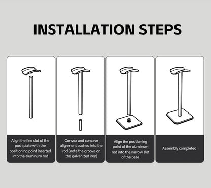Headset Holder Creative Hanging Headset Stand Headset Holder Computer Multifunctional Bracket Black Bracket