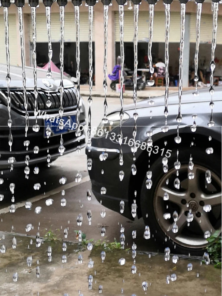 304 Water Curtain Flowing Water Wall Water Screen Water Curtain Wall Rain Curtain Curtain Water Feature Fountain Waterfall