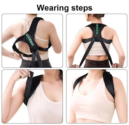 Posture Corrector Unisex Adjustable For Clavicle Support Providing Pain Relief for Neck Back Shoulder Reshape Your Body 1PC
