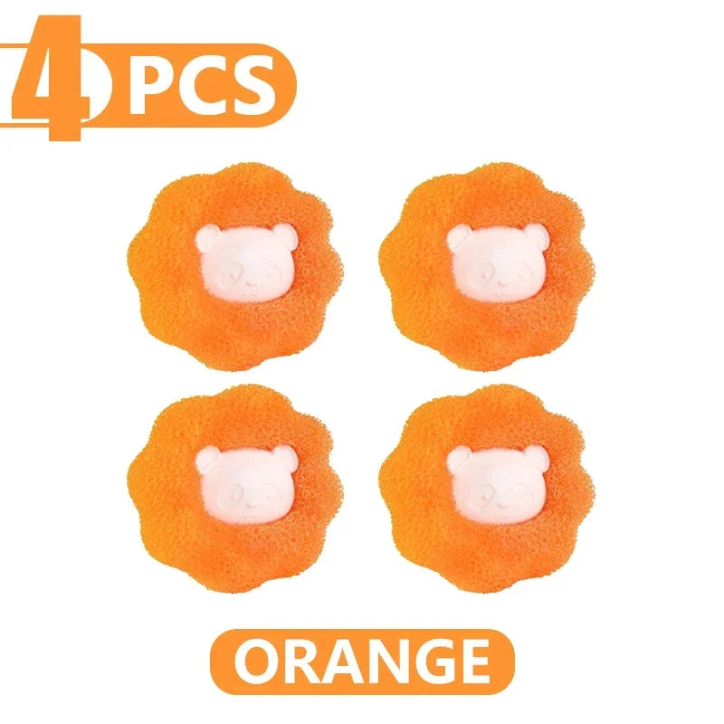 Laundry Balls Pet Hair Collector for Washing Machine Reusable Laundry Lint Catcher Removes Lint From Clothes Pet Cat Accessories