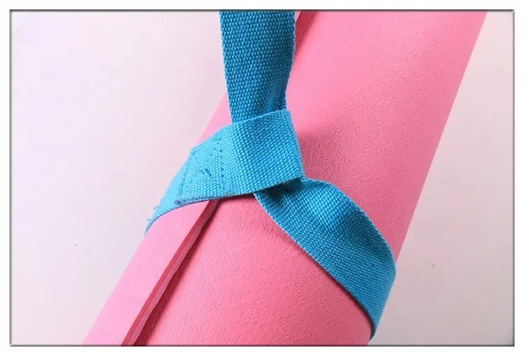 Adjustable Yoga Mat Belts Yoga Mat Shoulder Carrier Yoga Straps Exercise Stretch Yoga Belts Fitness Gym Sports Rope 165cm*3.8cm