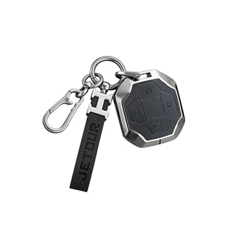 For Jetour T2 Traveler Key Bag Fashion Design Accessories Leather Zinc Alloy Key Case Cover Car Accessories