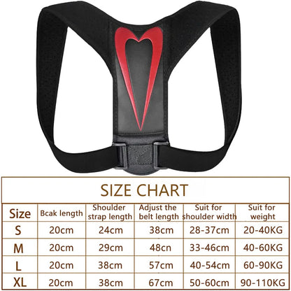 Posture Corrector Back Brace Adjustable Posture Brace for Upper Back Shoulder Pain Relief Posture Trainer Spine Posture Support
