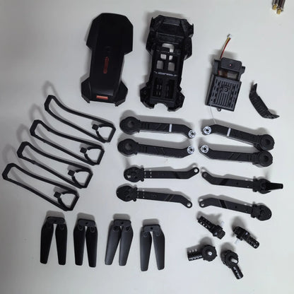 E88 RC Drone Accessories Spare Parts Main Body Shell AB Blade Propellers Protective Base/Engine Motors Spare Parts Quadcopter