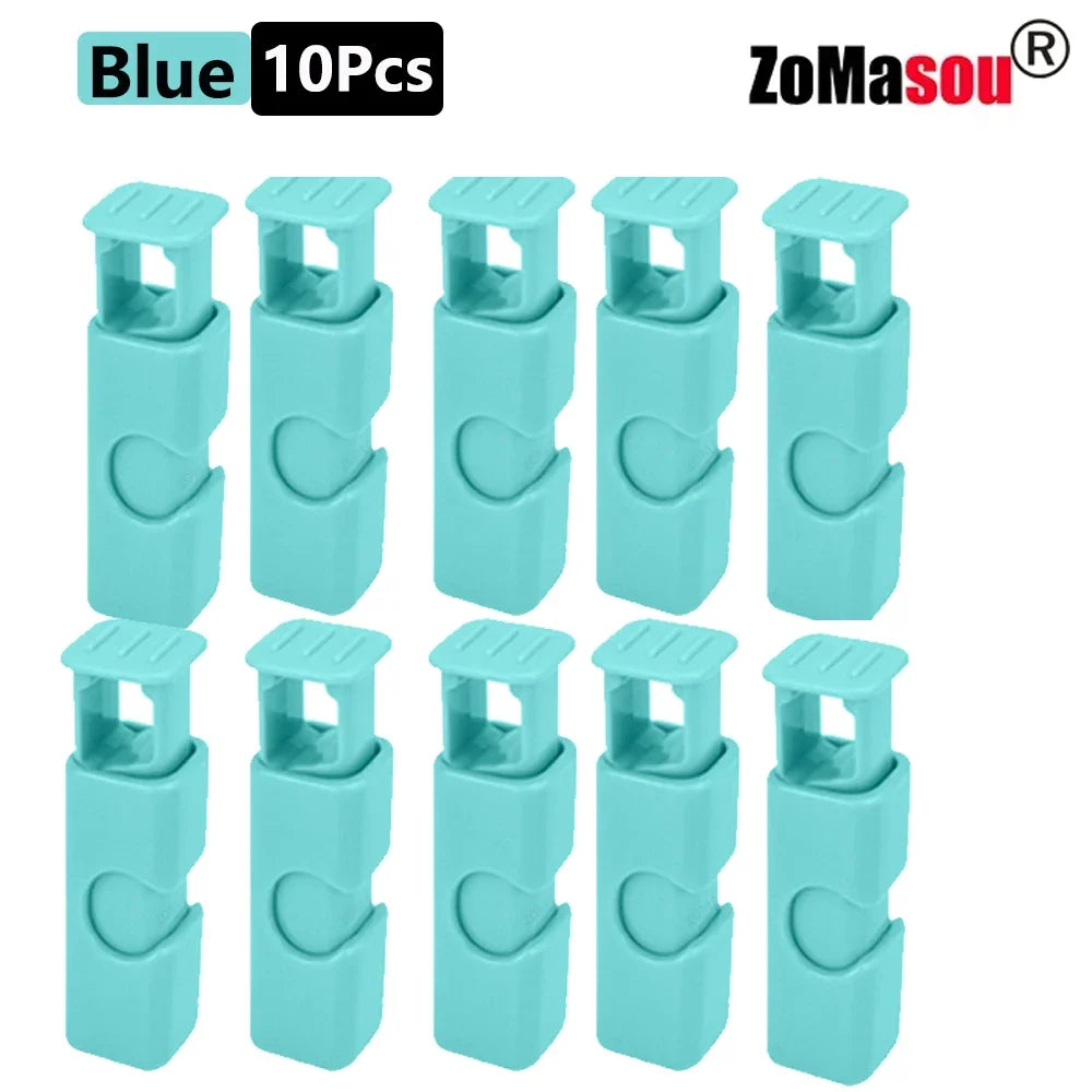 50/1Pcs Reusable Food Sealing Clips Bread Storage Bag Clips For Snack Wrap Bags Spring Clamp Kitchen Organization Sealing Clamp