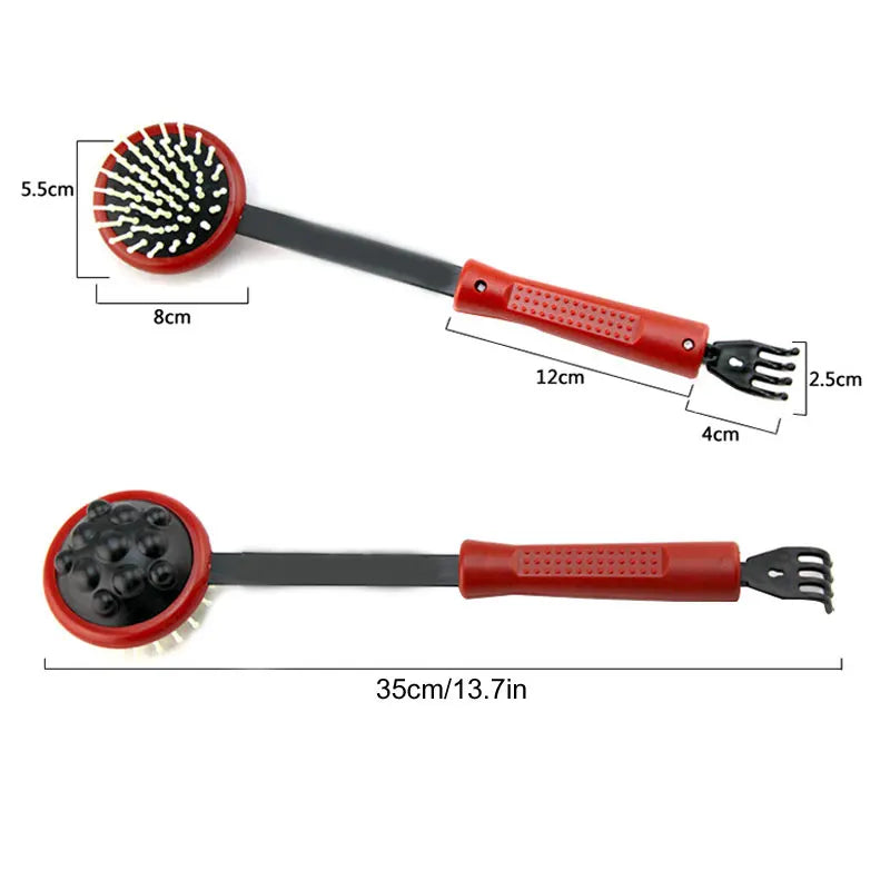 Tcare Body Massage Double Sided Relief Body Scalable Massage Hammer Massaging Tool Neck Itch Scratcher Telescopic Back Scratcher