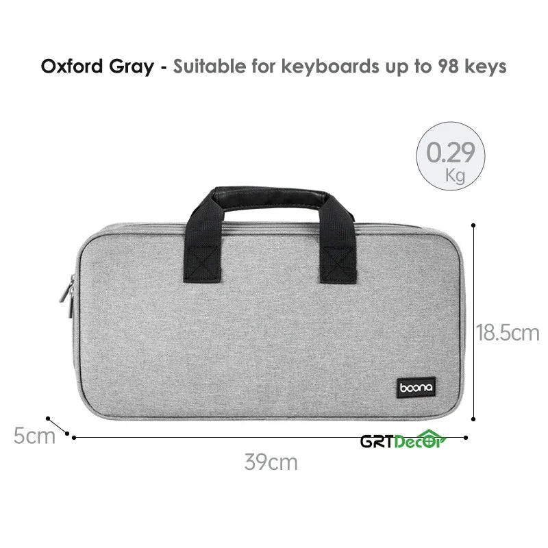 Tech Pouch Organizer for Keyboard Within 82-108 Key Mechanical Keyboard Storage Bag Organizer Travel Tech Pouches Dust Cover