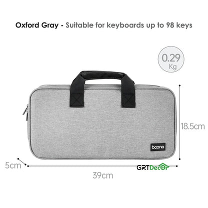 Tech Pouch Organizer for Keyboard Within 82-108 Key Mechanical Keyboard Storage Bag Organizer Travel Tech Pouches Dust Cover