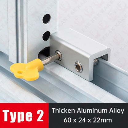 Sliding Sash Stopper Cabinet Locks Straps Doors Security Anti-theft Lock Window Sliding Door Baby Kids Child Safety Doors Lock