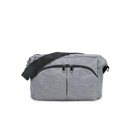 One-shoulder portable mommy bag, portable stroller bag with a pair of hooks, multi-functional mother and baby travel bag