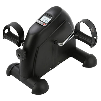 Mini Exercise Bike Peddler Exercise Bike Portable Foot Pedal Exercise Machine Adjustable Under Desk Bike LED Display for Seniors
