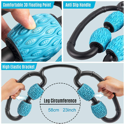 Leg Rollers for Muscles Foam Roller Massager Muscle Roller for Legs,Arm Myofascial Fascial Exercise Muscle Soreness Pain Relieve