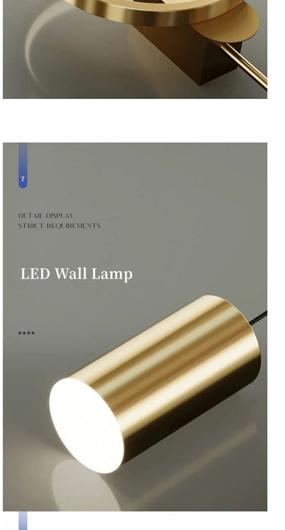 Modern LED Wall Lamp Minimalist Led Light Bedroom Bedside Wall Sconces Living Room Home Indoor Lighting Decorative Lamps