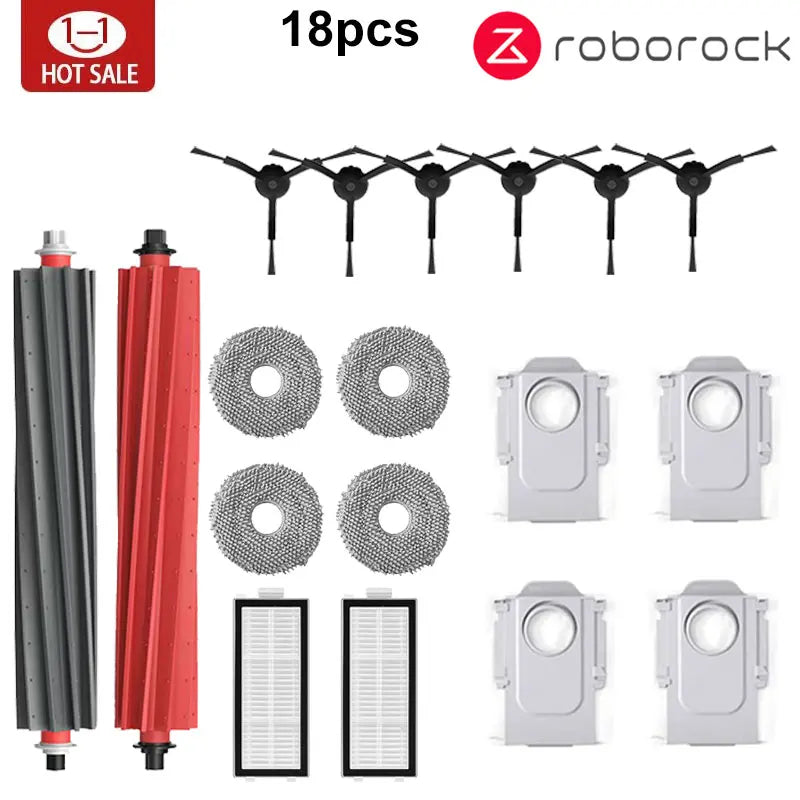Roborock Qrevo Master / Qrevo Slim Robot Vacuums Cleaner Accessory Main Side Brush Hepa Filter Mop Cloths Dust Bag Spare Part