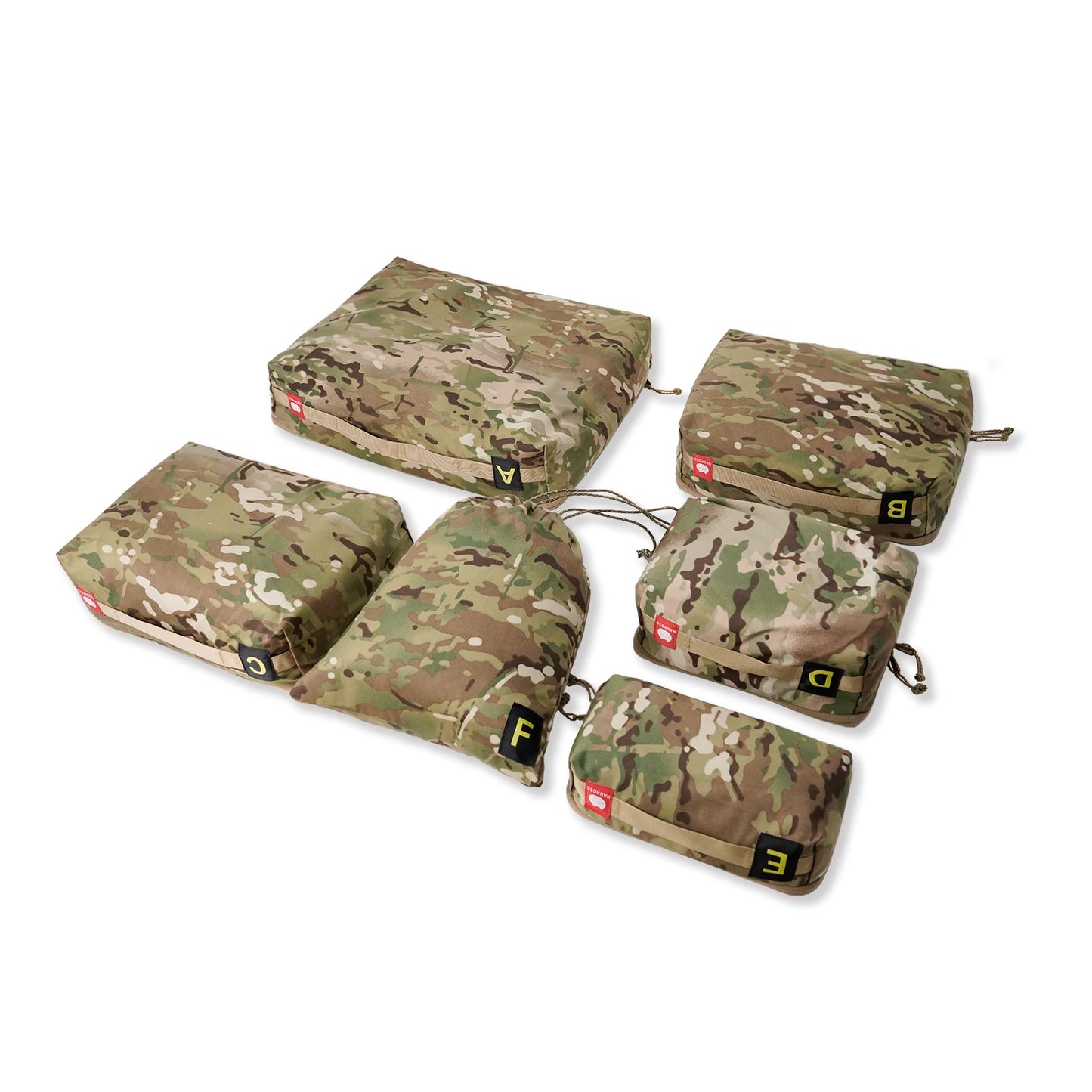 MAUHOSO 6 Set Packing Cubes,Compression Cubes For Suitcases Luggage