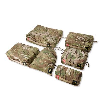 MAUHOSO 6 Set Packing Cubes,Compression Cubes For Suitcases Luggage