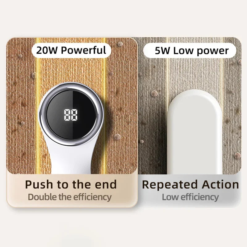 Electric Lint Remover for Clothes LCD Display USB Rechargeable Portable Hair Balls Fuzz Removers Household Fabric Shaver