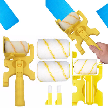 Paint Edger Roller Brush Hand-held Clean-Cut Paint Edger Roller Brush Portable Paint Edger Tool Wall Repair Tools for Ceiling