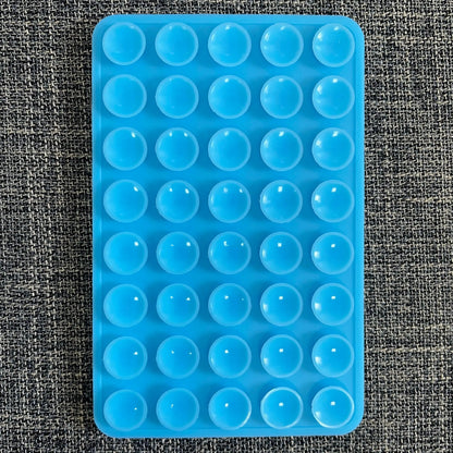 Double-Sided Suction Cup Phone Mount, Silicone Suction Phone Stand Phone Case Adhesive Sticky Phone Grip Hands-Free Phone Grip