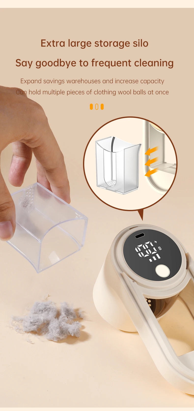 ONEKA Rechargeable Fabric Shaver Lint Remover Sweater Defuzzer Lints Fuzzs Pills Pilling Trimmer for Clothes  Furniture