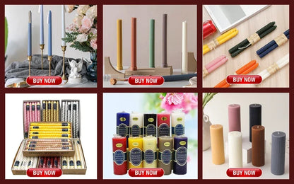 Flameless Pillar Candles Black Red Yellow Scented Candles Large Soy Wax Prayer Church Candles Aromatherapy