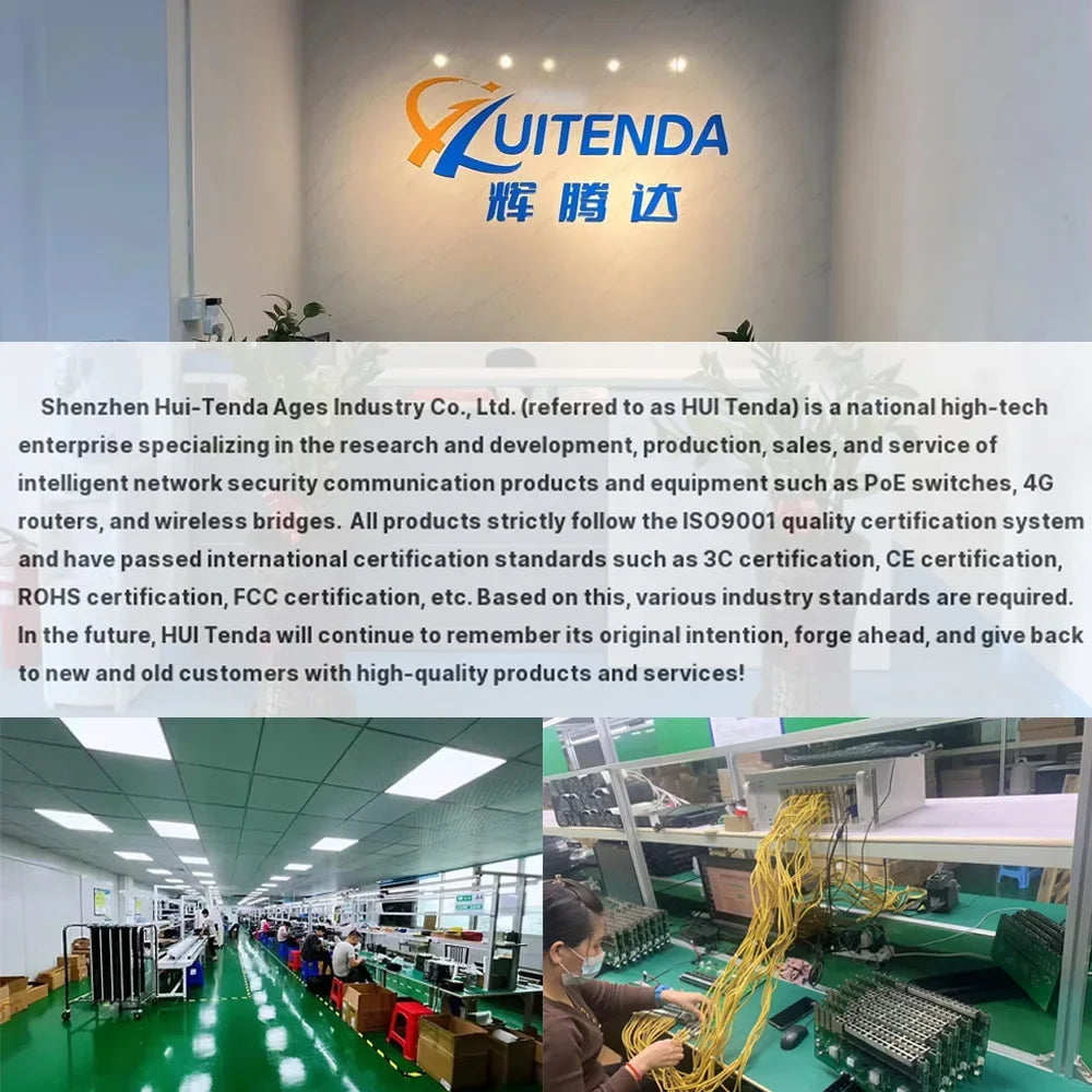 Huitenda Wireless WiFi Bridge 2.4GHz/5GHz Dual Band WiFi Extender Repeater Network Bridge Router 500m-5km Long Range Coverage