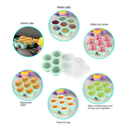 Reusable Gel Silicone Molds for Baby Food, Freezer Tray, Snack Freezer Storage Box, Pastry and Pastry Silicone Molds, 1Pc