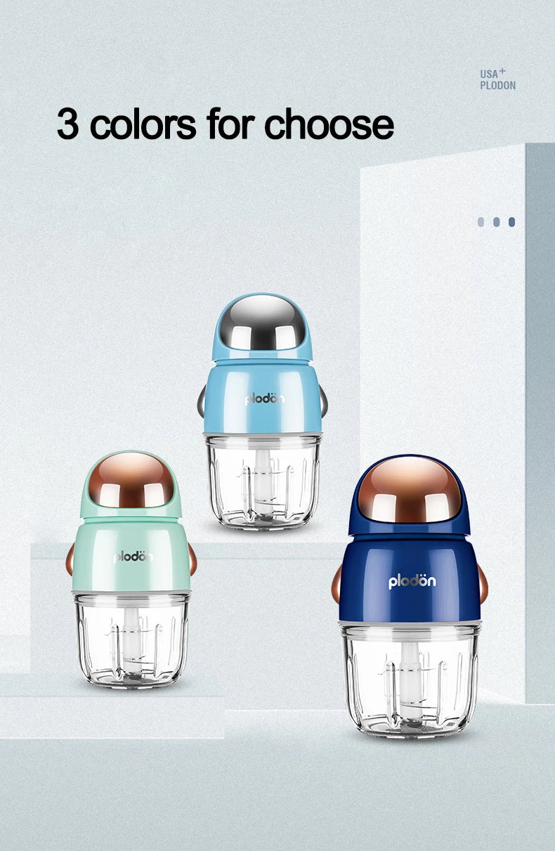 300ml Portable Blender Food Mixer Multifunctional Food Processor Electric Meat Grinder Mini Mixers Cup Baby Solid Food Machine