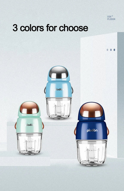 300ml Portable Blender Food Mixer Multifunctional Food Processor Electric Meat Grinder Mini Mixers Cup Baby Solid Food Machine