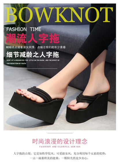 2025 flip flops for women, thick bottom, anti slip, wear-resistant, fashionable, versatile, women's outdoor cool slippers