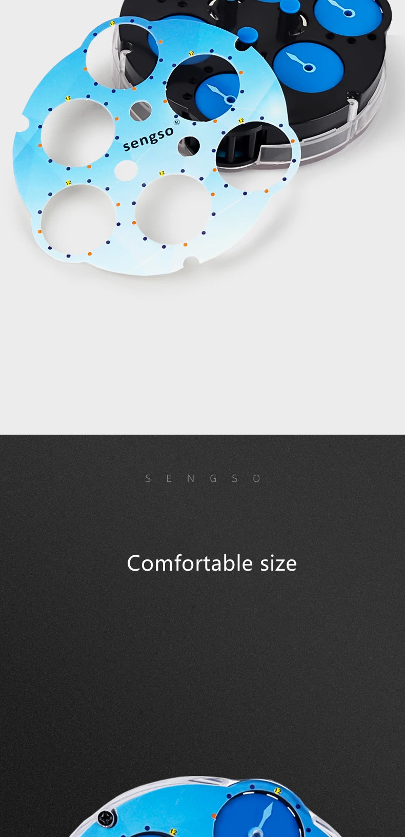 Sengso Magnetic Magic clock 3x3x3 Magic clock 4x4 magic clock 5x5 Magic Clock 3x3 magic cube clock Magnetic Speed cube clock toy