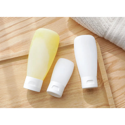 4Pcs 100ml Portable Leak Proof Storage Bottles Set Refillable Travel Makeup Dispensers Eco Friendly Mini Sanitizing Gel