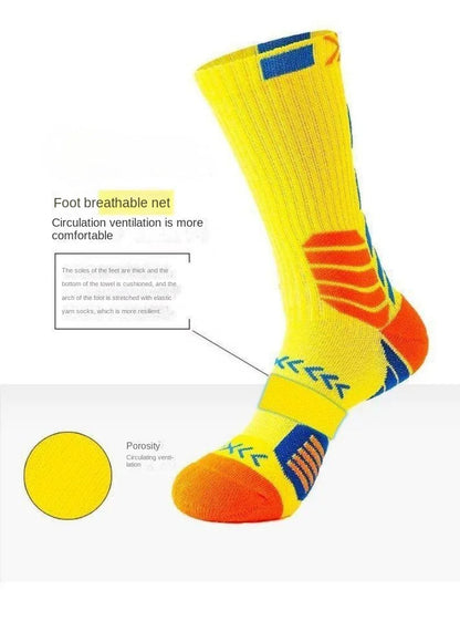 Sports Cycling Socks Breathable  Aero Socks Bicycle Sock Running Hiking Camping Football Basketball Socks Unisex