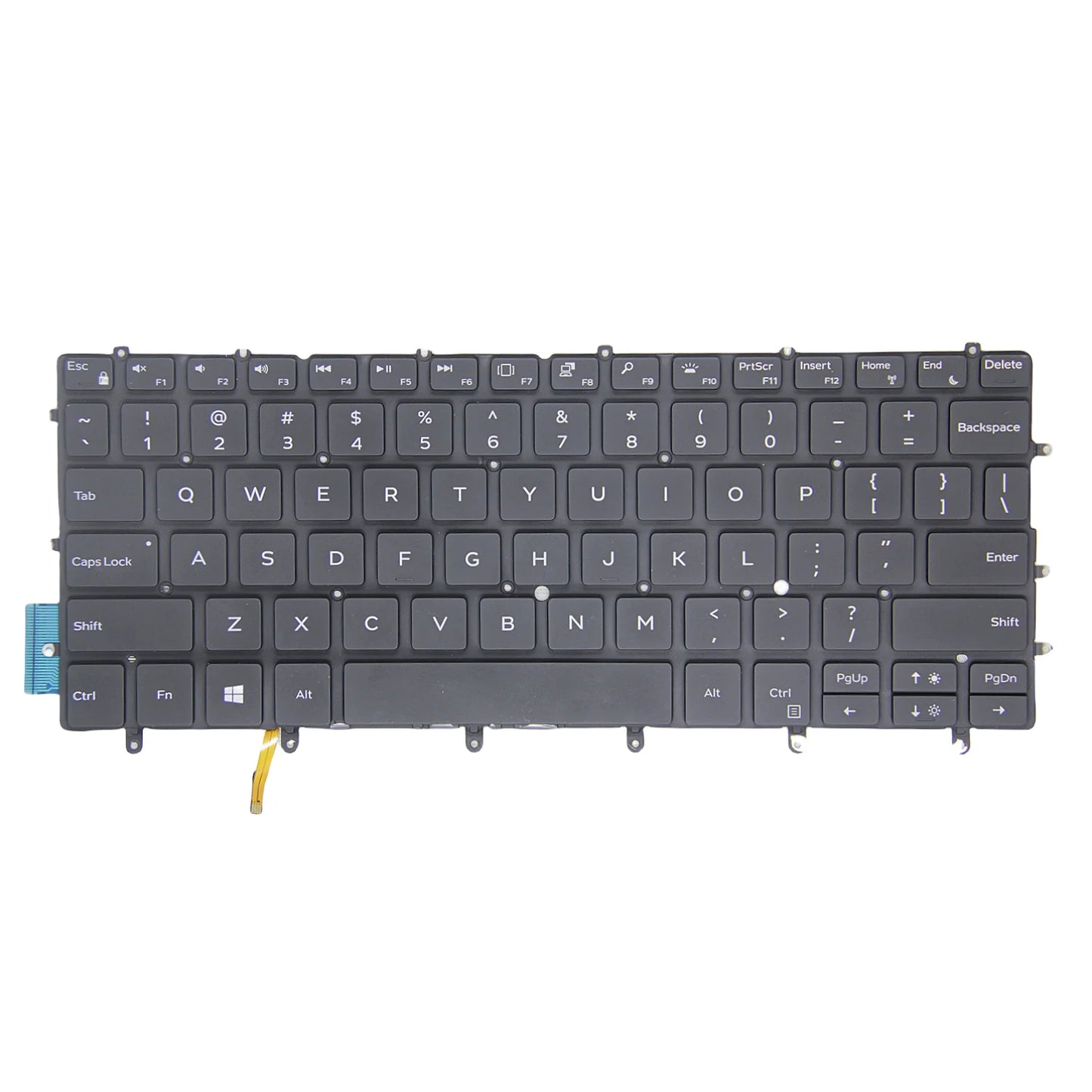 100%New US for Dell XPS 13 9370 9375 9380 9317 9305 P82G 7390 Laptop Keyboard