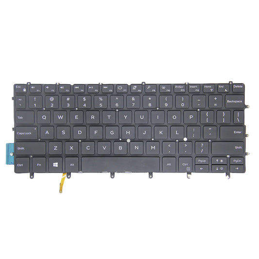 100%New US for Dell XPS 13 9370 9375 9380 9317 9305 P82G 7390 Laptop Keyboard
