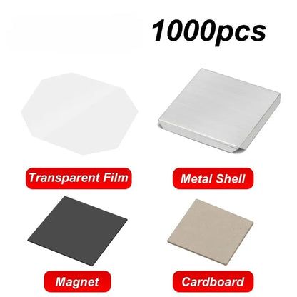 50-80mm DIY Fridge Magnet Maker Machine Rectangular 100Pc Magnet Materials Supply Paper Cutter Photo Refrigerator Sticker Making