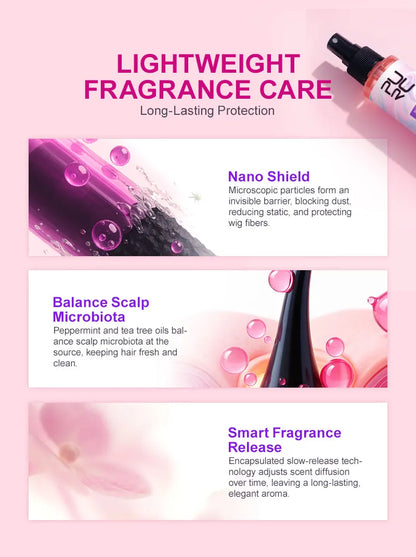 PURC PURC Wig Fragrance Spray Remove Odor Smoothing Shiny Wigs Hair Care 100ml