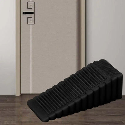 Door Stopper Floor Slanted Wedge Floor Stackable Stops Indoor Door Stopper Duty Rubber Floor Stop Prevents Doors From Closing