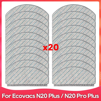 Fit for ( Ecovacs N20 / N20 Plus / N20 Pro Plus / N20+ ) Part Accessory Mop Filter Roller Side Brush Robot Vacuum Cleaner Kit