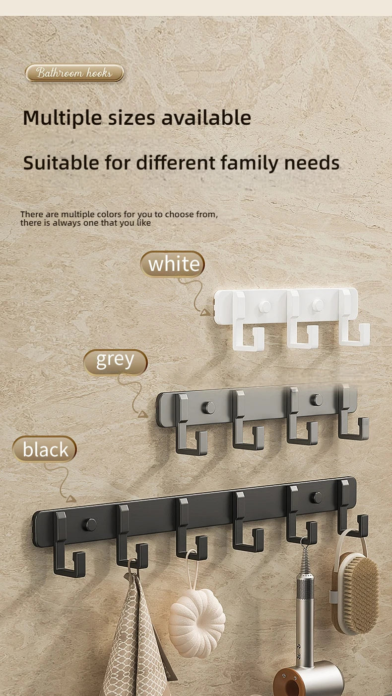 Hooks Over The Door 6 Hooks Clothes Coat Hat Towal Hanger Bathroom Organizer Rack By Hanger Holder Home Kitchen Accessories