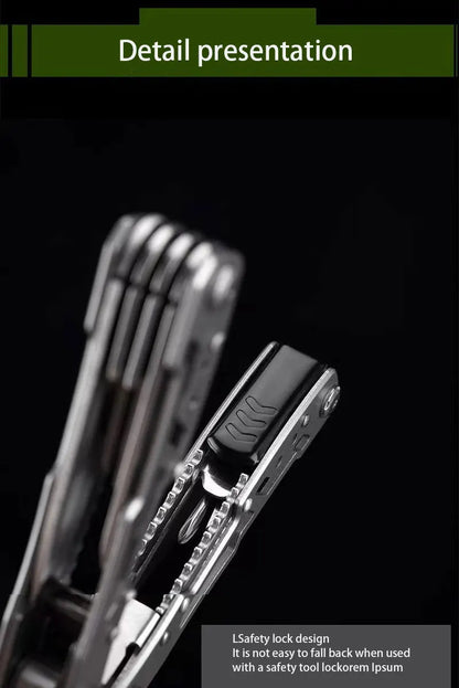 Stainless Steel Pliers Outdoor Knife Combination Folding Car Convenient Knife Pliers Pliers Multifunctional Tools