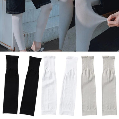 Leg Covers Sunblock Ice Silk Leg Covers Outdoor Cycling Sports Running Summer Leg Guards Knee Guards Leg Sleeves For Men Wo U0V9