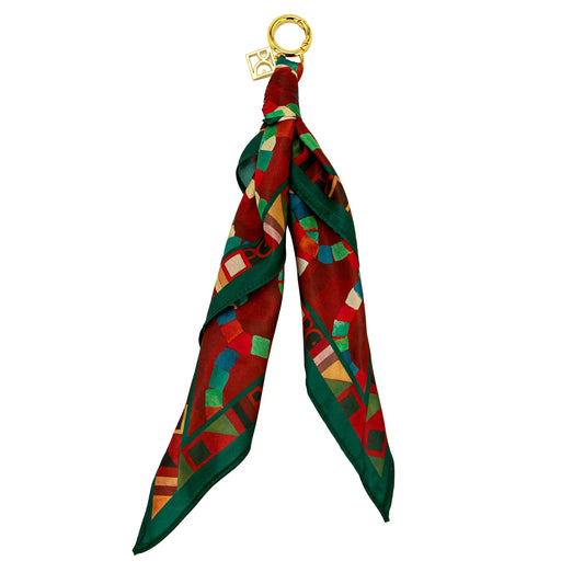 PG Women's Silk Scarf Accessories Temperament Pendant Luggage Accessories Fashionable Street Multi-style Luggage Accessories