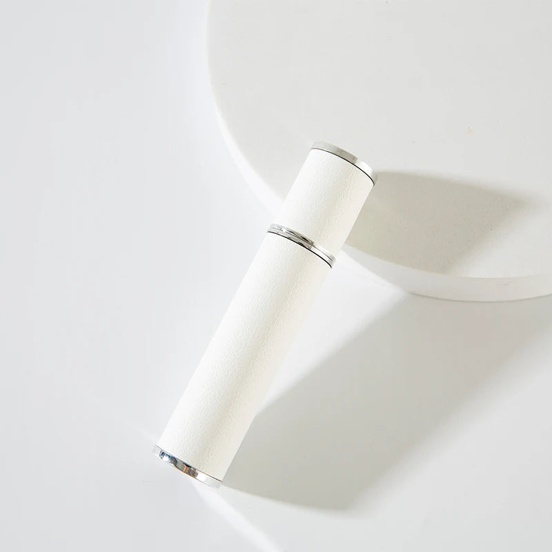 10 ml Portable Perfume Bottle for Travel, Mini Refillable Perfume Dispenser Artificial Leather Leak-Proof Perfume Sprayer, Suit