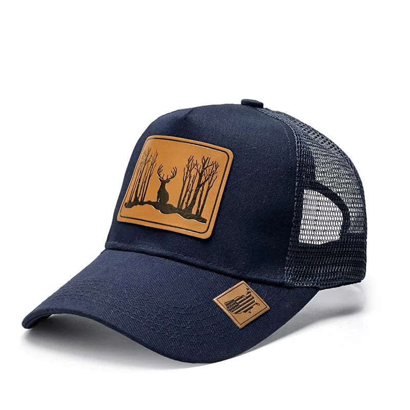 Fashion Leathers Luxury Baseball Caps Female Male Sport Visors Snapback Cap Sun Hat Gorras Hombre Designer Trucker Hat men cap