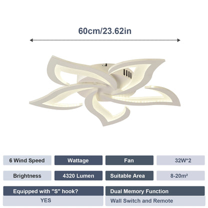 LED Ceiling Light Modern Black/White Acrylic Decor Lamp Bedroom Living Room Study Indoor Home Creativity Decorative