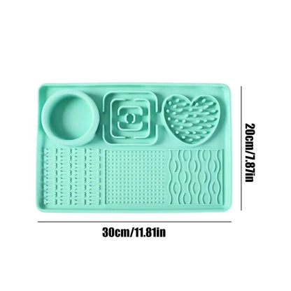 6 In1 Pet Licking Pads Silicone Dog Food Mat Non-slip Slow Feeder Bowl Interactive Puzzle Toy For Boredom Relief Enhance Sensory